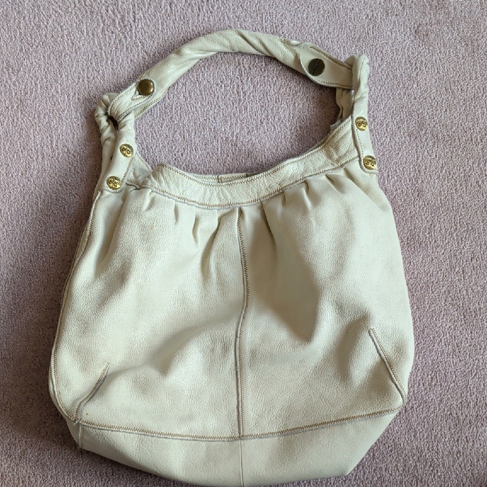 Lucky Brand Cream Hobo Bag